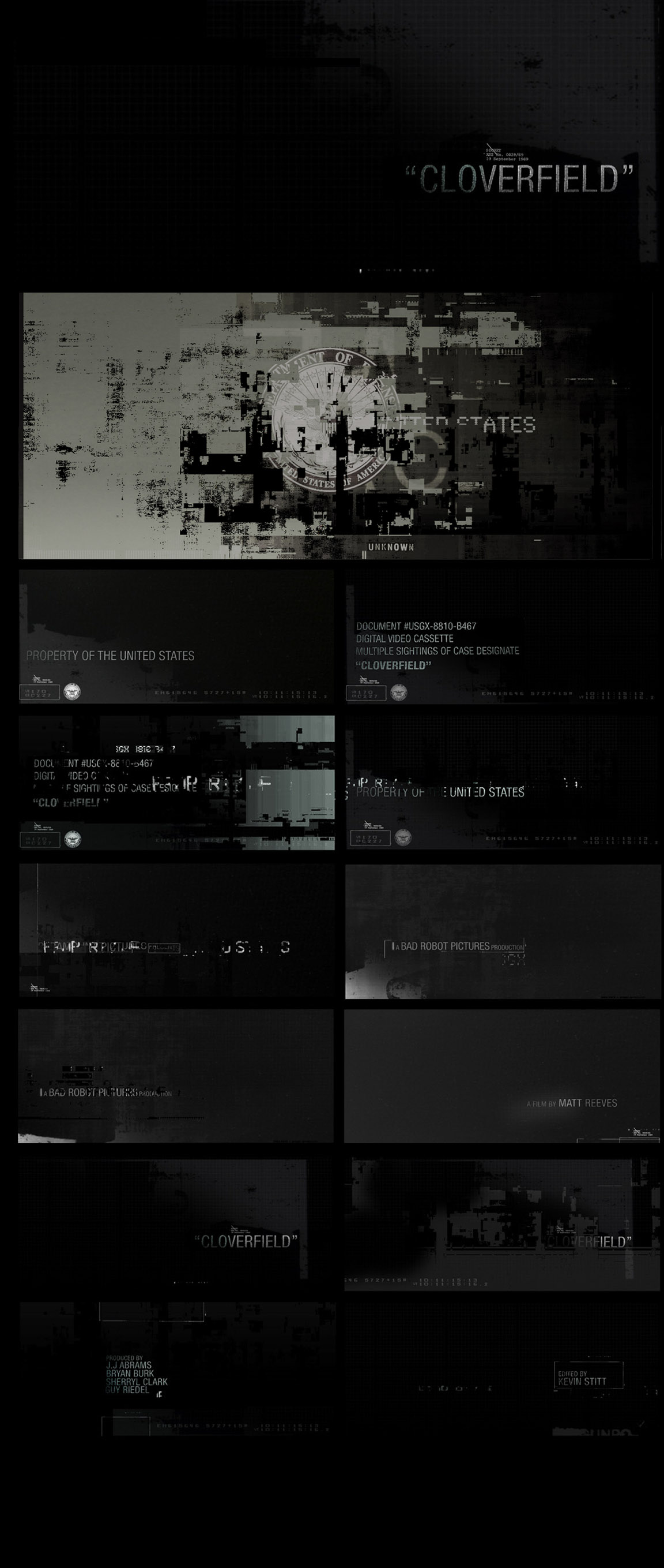 Cloverfield Still Frames